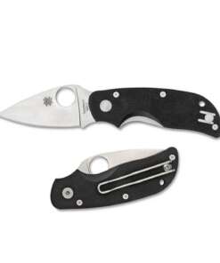 Spyderco 129GP Cat Linerlock Folding Stainless Leaf