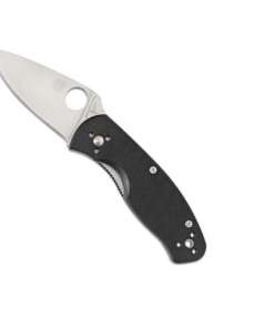 SPYDERCO C136GP PERSISTENCE BLACK G-10 PLAINEDGE