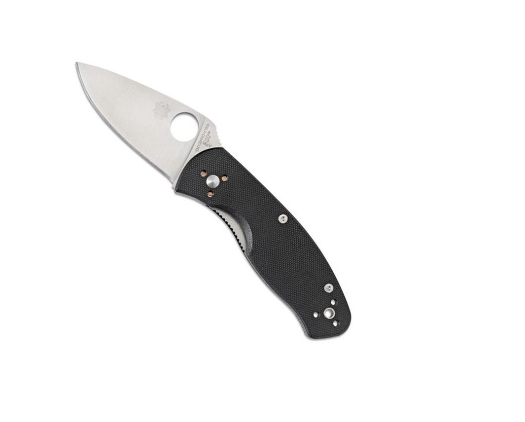 SPYDERCO C136GP PERSISTENCE BLACK G-10 PLAINEDGE