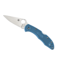 SPYDERCO C11FPBL DELICA 4 BLUE LIGHTWEIGHT FLAT