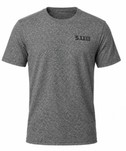 5.11 TACTICAL TRIBLEND LEGACY S/S TEE CHARCOAL HEATHER